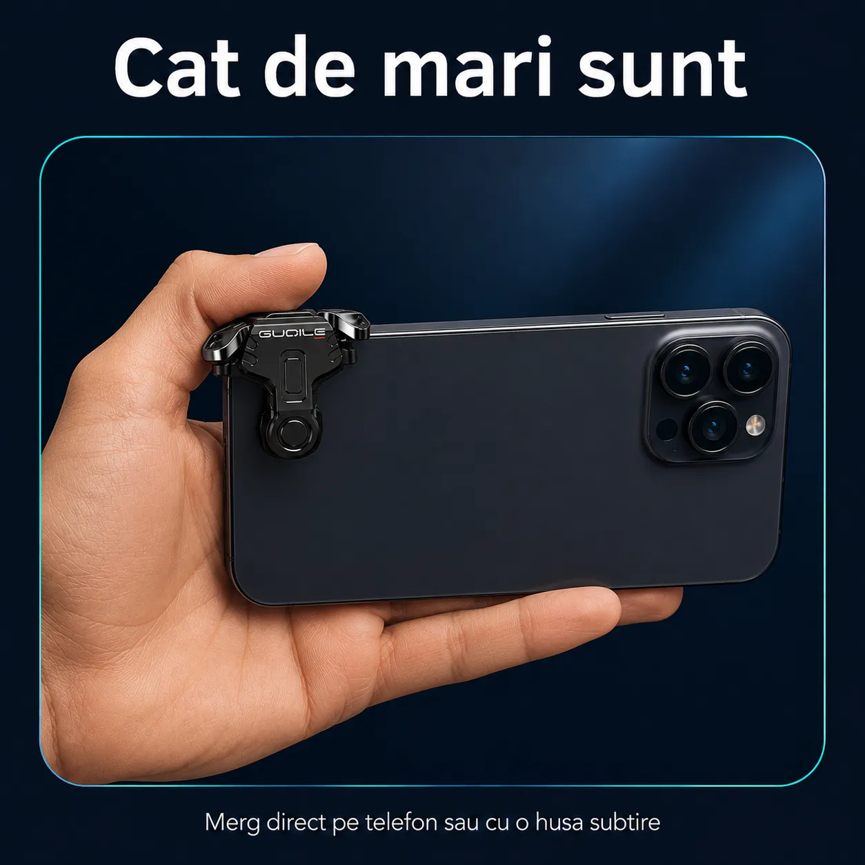Timebox Triggere Gaming Telefon 4 Butoane Negru