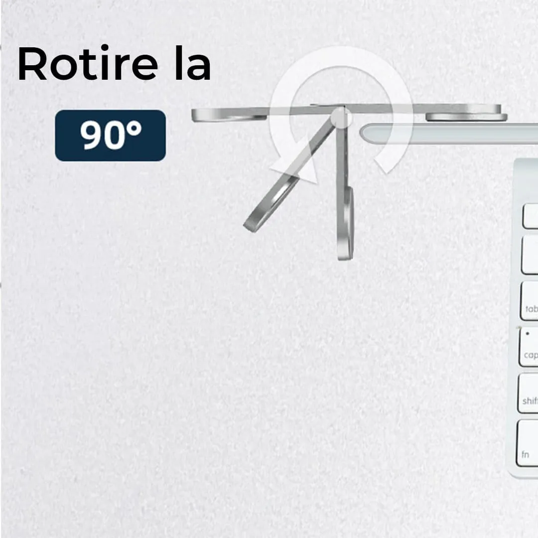 Suport telefon Timebox magnetic aluminiu