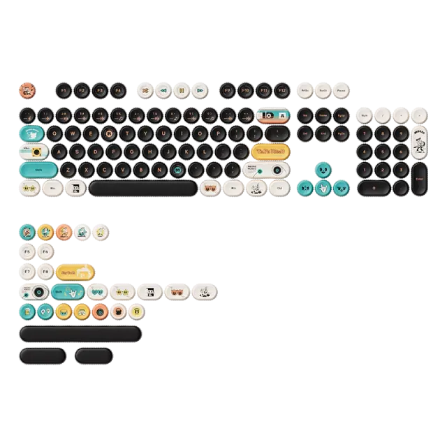 MonsGeek BottleCap set keycaps 131 taste PBT profil