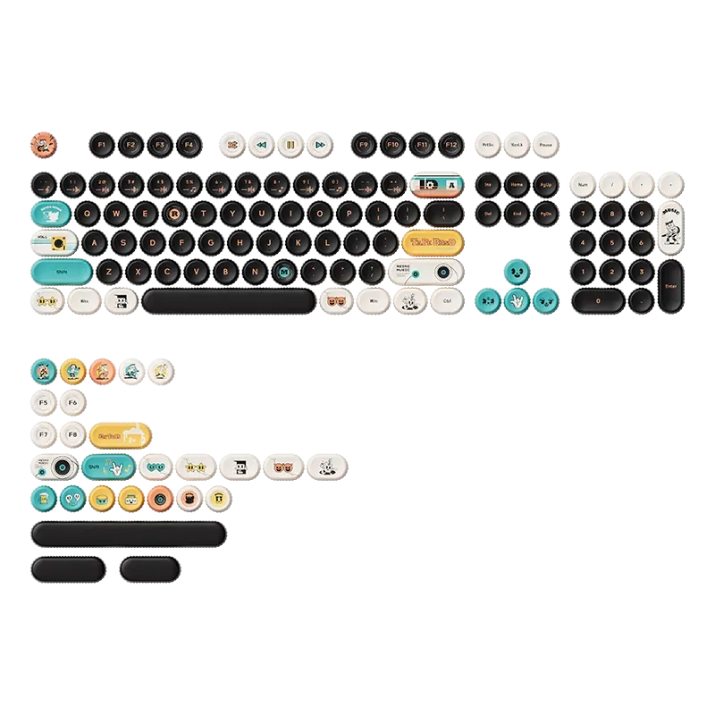 MonsGeek BottleCap set keycaps 131 taste PBT profil