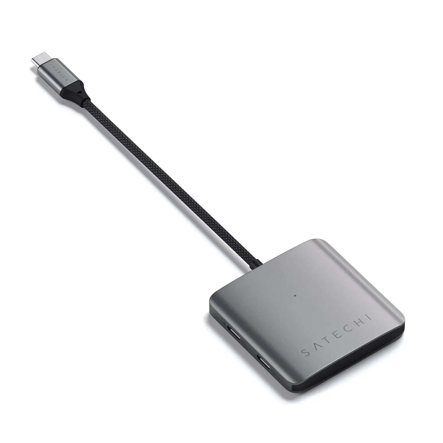 Satechi 4-Port USB-C Hub with Power Delivery hub 100W compact