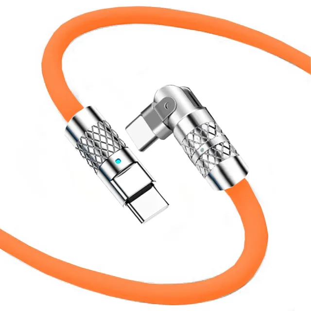 Timebox 120W cablu USB-C portocaliu 1,5m