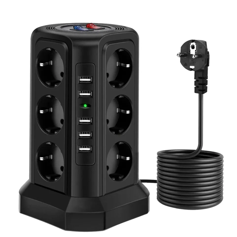 Timebox Prelungitor Turn 12 Prize 5 USB Negru