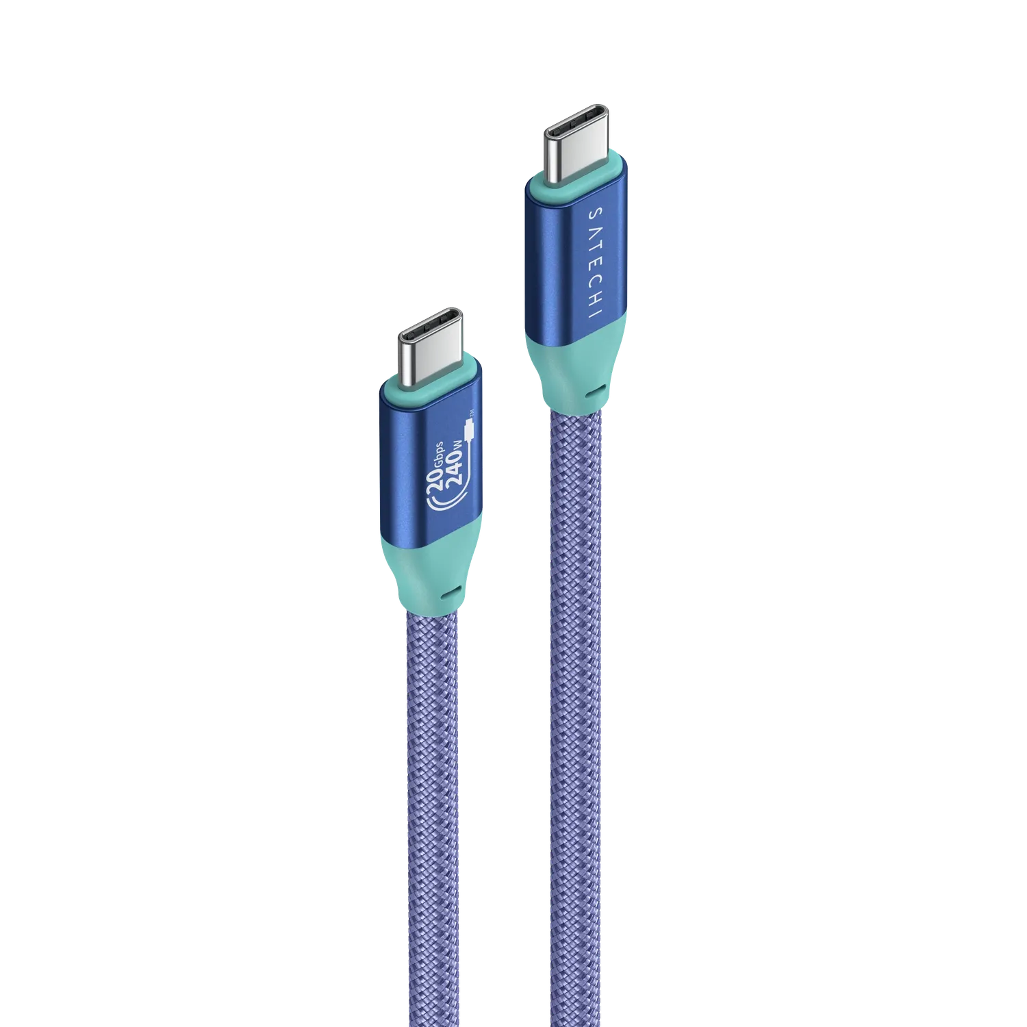 Satechi USB-C to USB-C Data and Charge cablu mov 240W 20Gbps