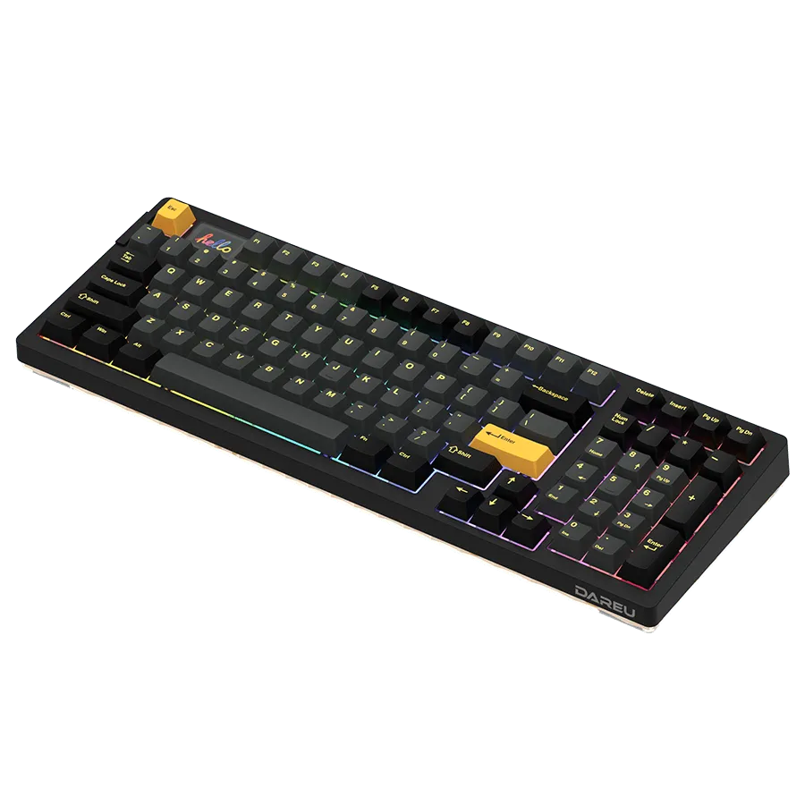 Dareu A98 PRO II tastatura wireless Neagra RGB