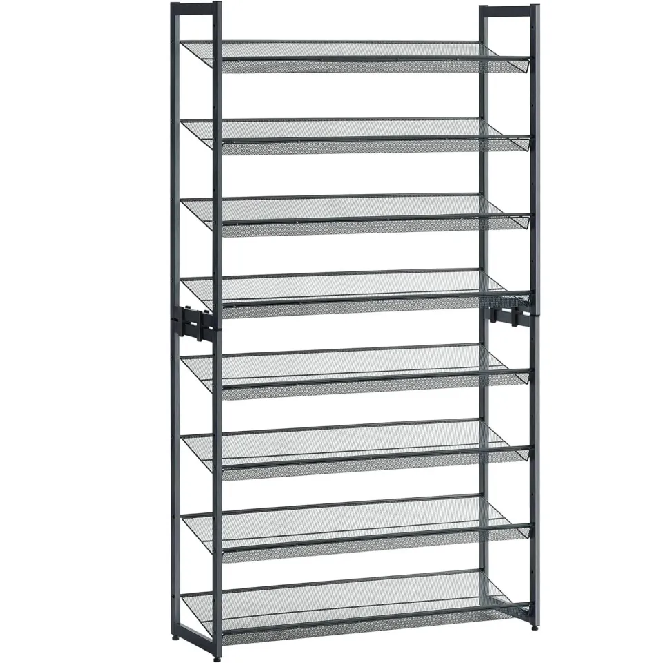Timebox raft pantofi 8 niveluri gri 92x163cm