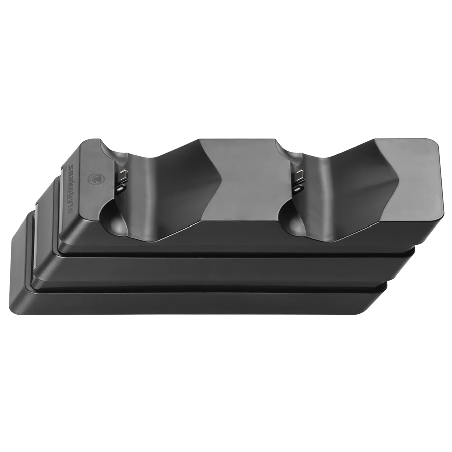 snakebyte Twin Charge 4 statie incarcare PS4 neagra 2 sloturi