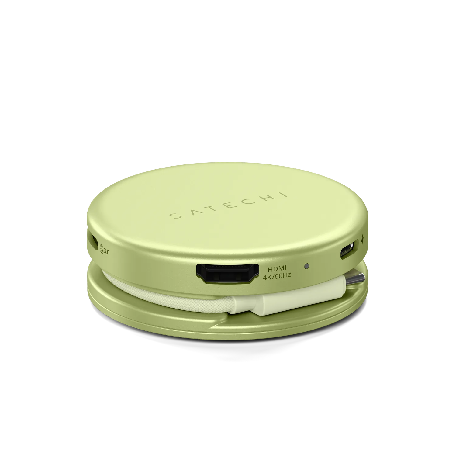 Satechi OntheGo adaptor hub USB-C 5-in-1 HDMI 4K Argintiu