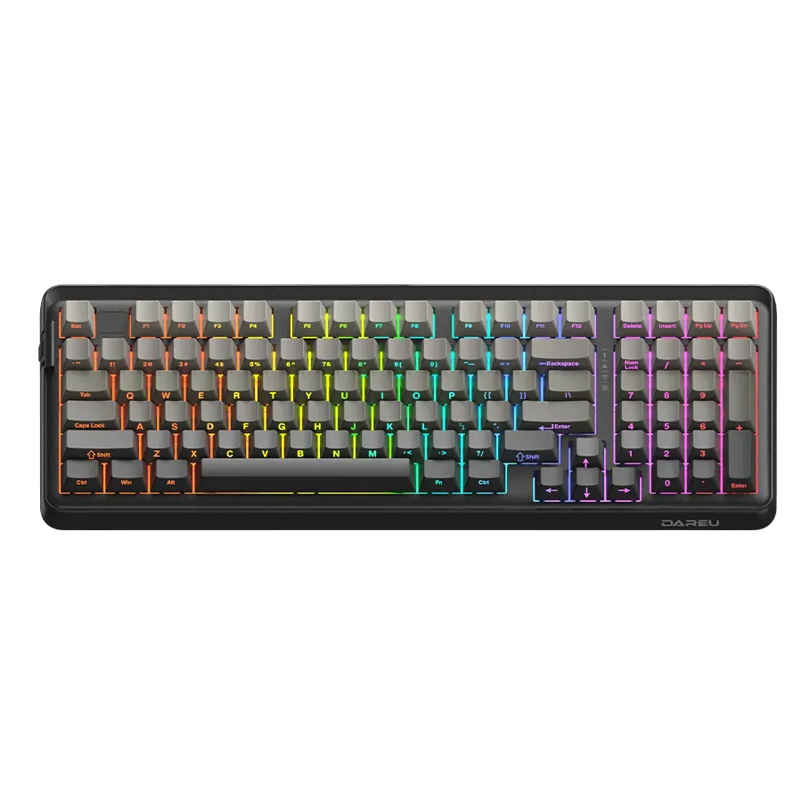 Dareu A98 tastatura gaming gri side-print 4000mAh