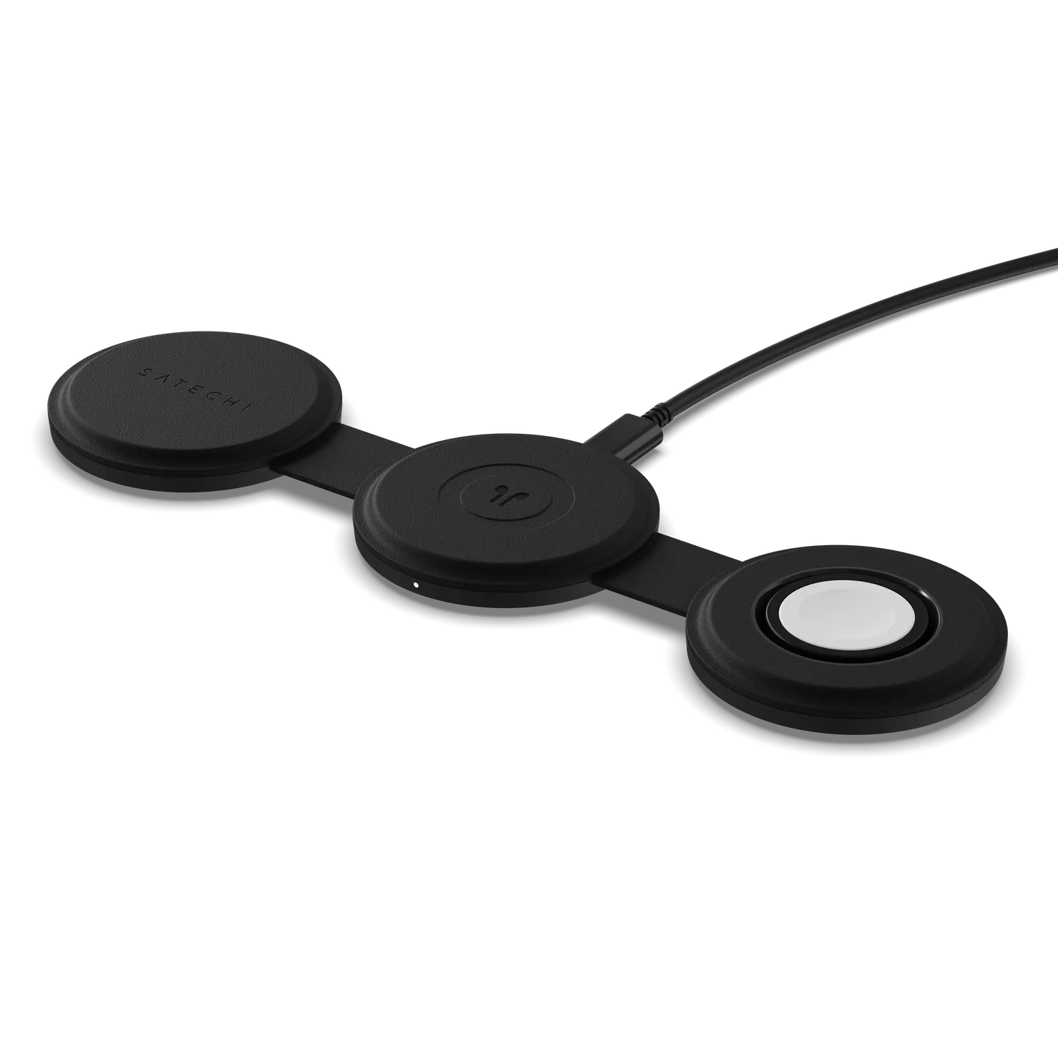 Satechi OntheGo 3-in-1 incarcator wireless negru Qi2