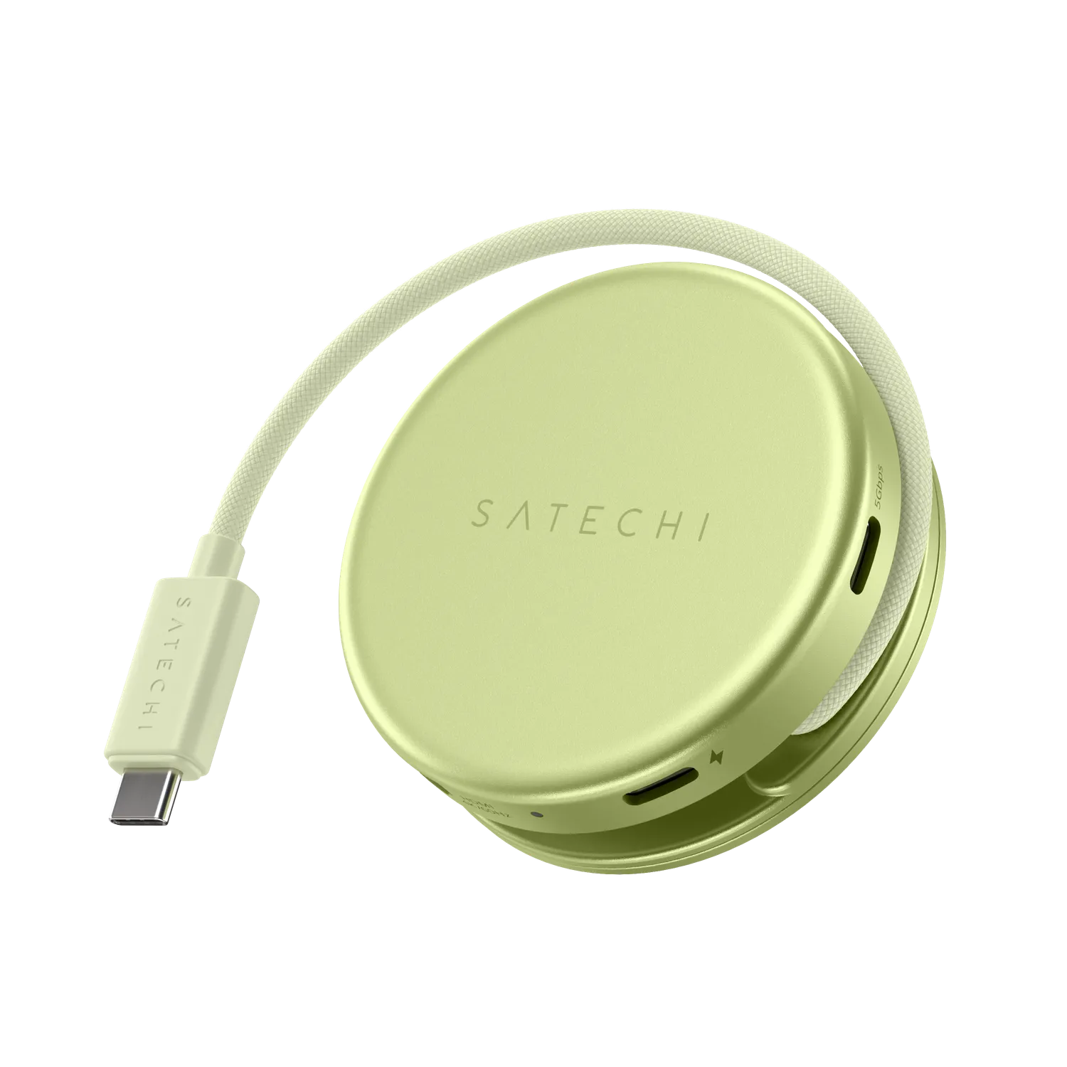 Satechi OntheGo adaptor hub USB-C 5-in-1 HDMI 4K Argintiu