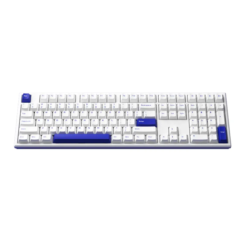 MonsGeek MG108B tastatura gaming Blue on White