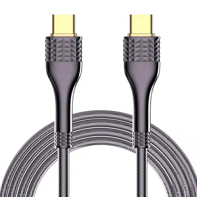 Timebox Cablu USB-C la Type-C 65W 1m incarcare rapida negru