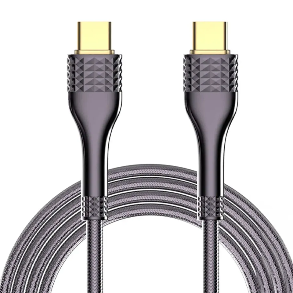 Timebox Cablu USB-C la Type-C 65W 1m incarcare rapida negru