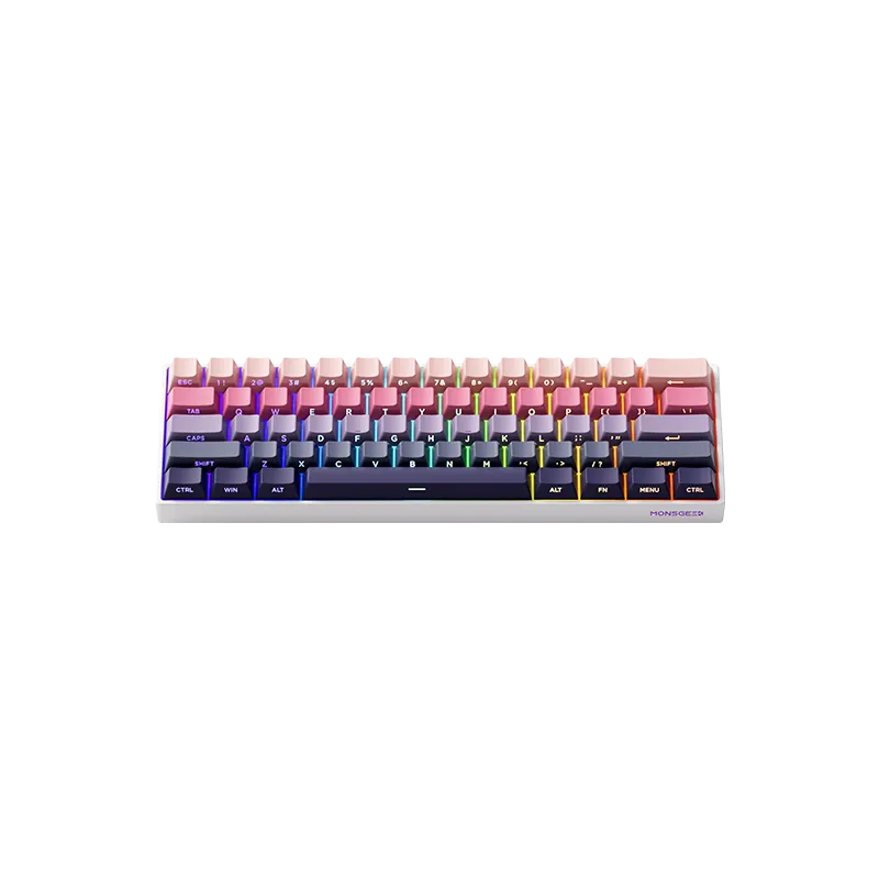 MonsGeek FUN60 Phantom Tastatură Pink Gradient 60%
