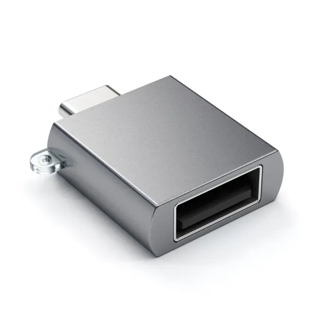 Satechi Aluminum USB-C la USB-A 3.0 adaptor auriu aluminiu