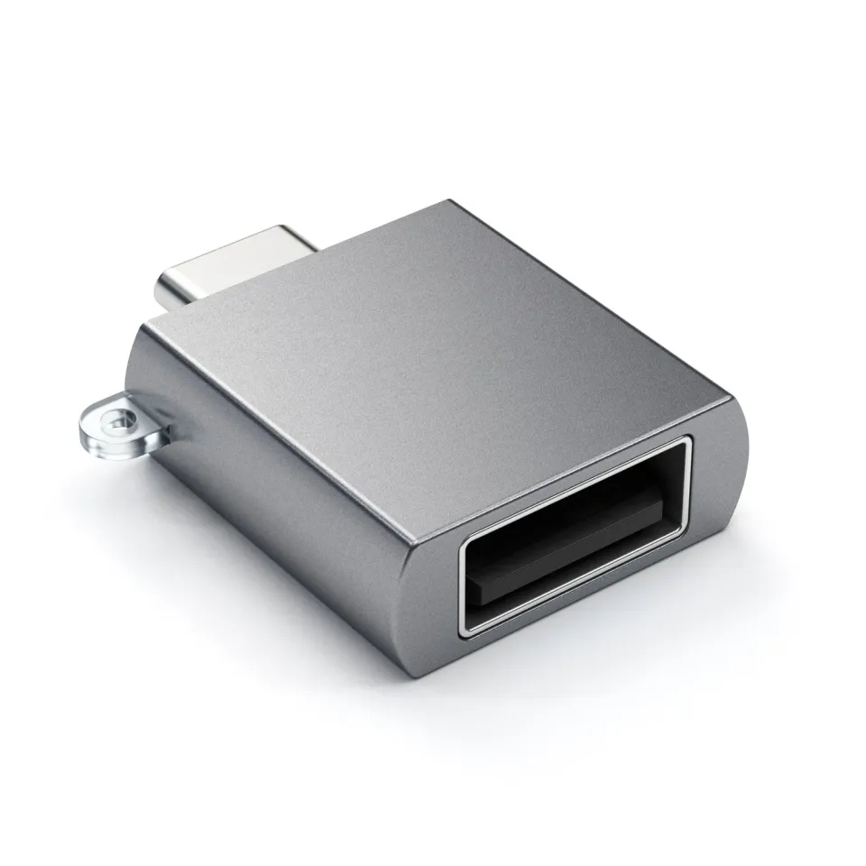 Satechi Aluminum USB-C la USB-A 3.0 adaptor auriu aluminiu