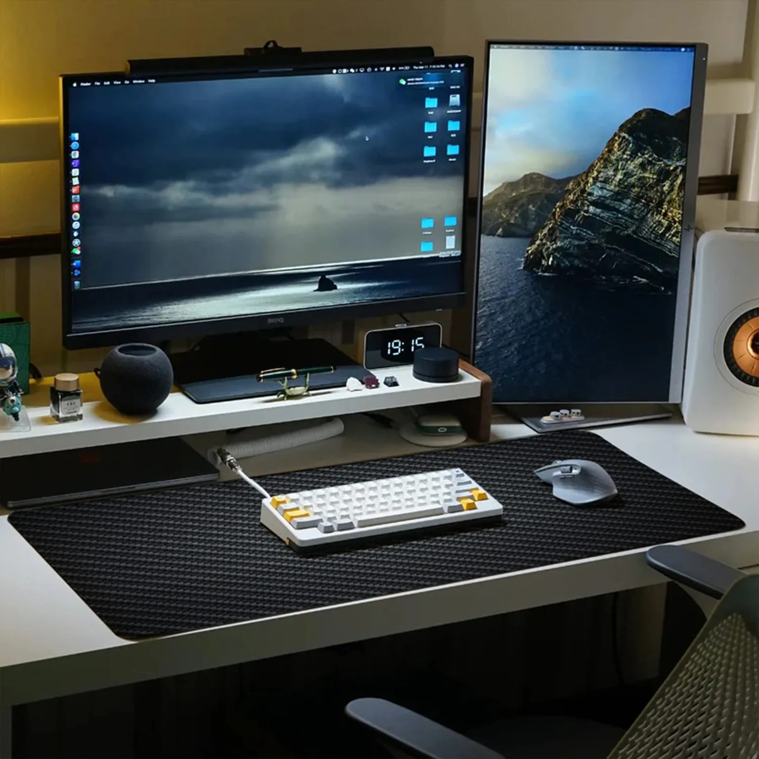 Mousepad gaming Timebox XXL 120x60 negru