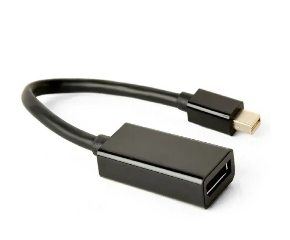 Adaptor miniDP la DP 4K 30Hz negru portabil