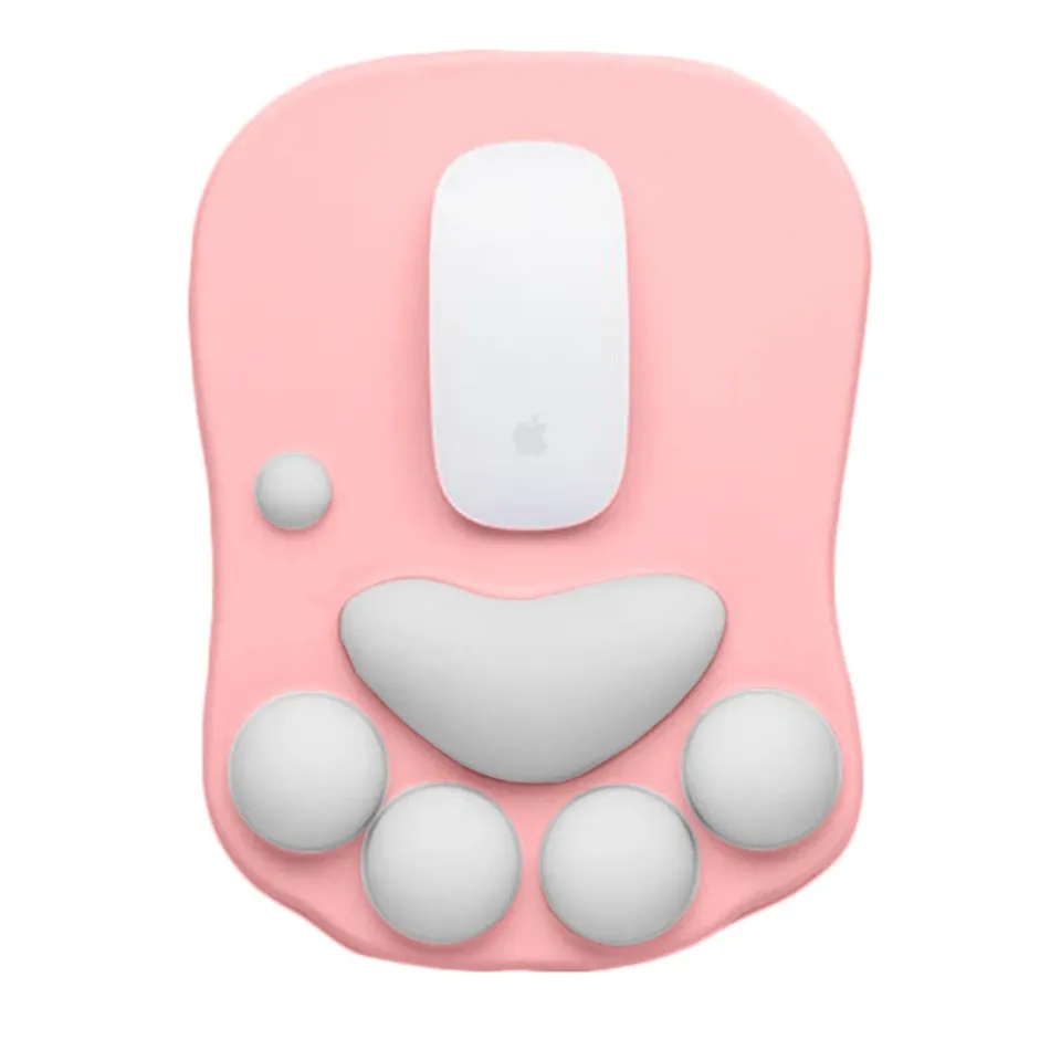 Timebox mousepad ergonomic roz suport incheietura