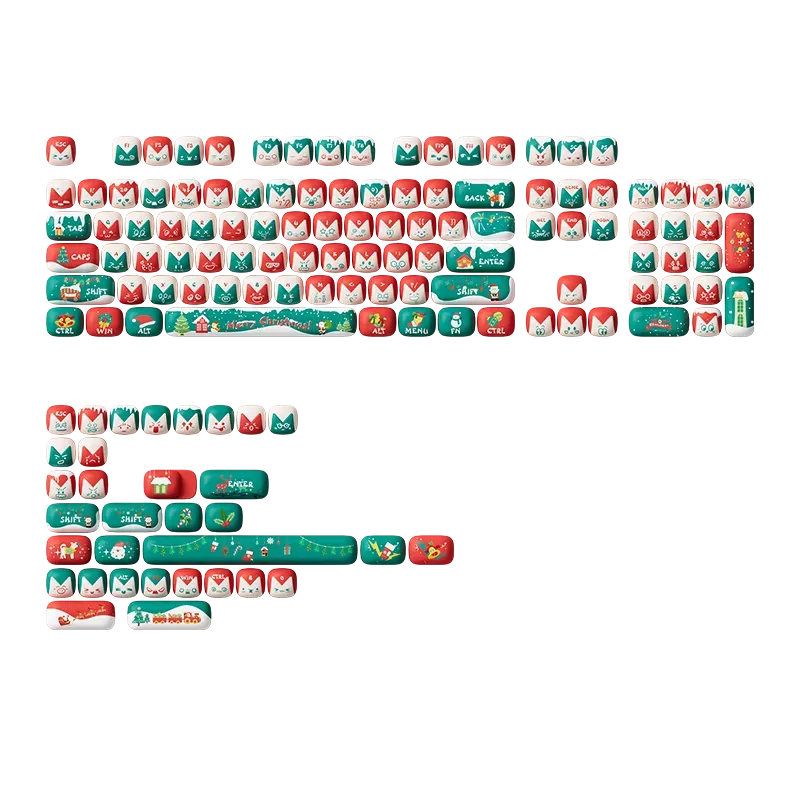 MonsGeek Christmas Fantasy set keycap-uri 137 taste