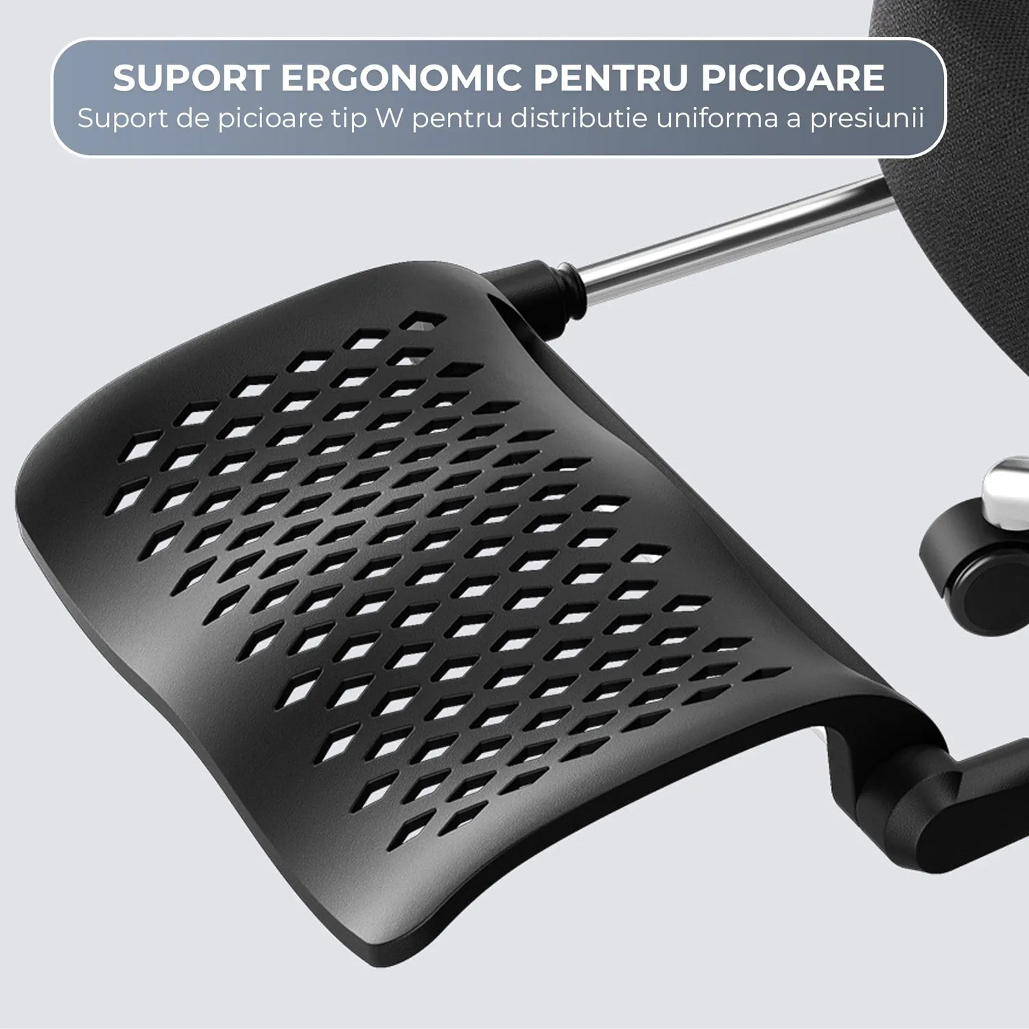 Timebox Ergonomic Scaun Birou Reclinabil Negru Mesh 360