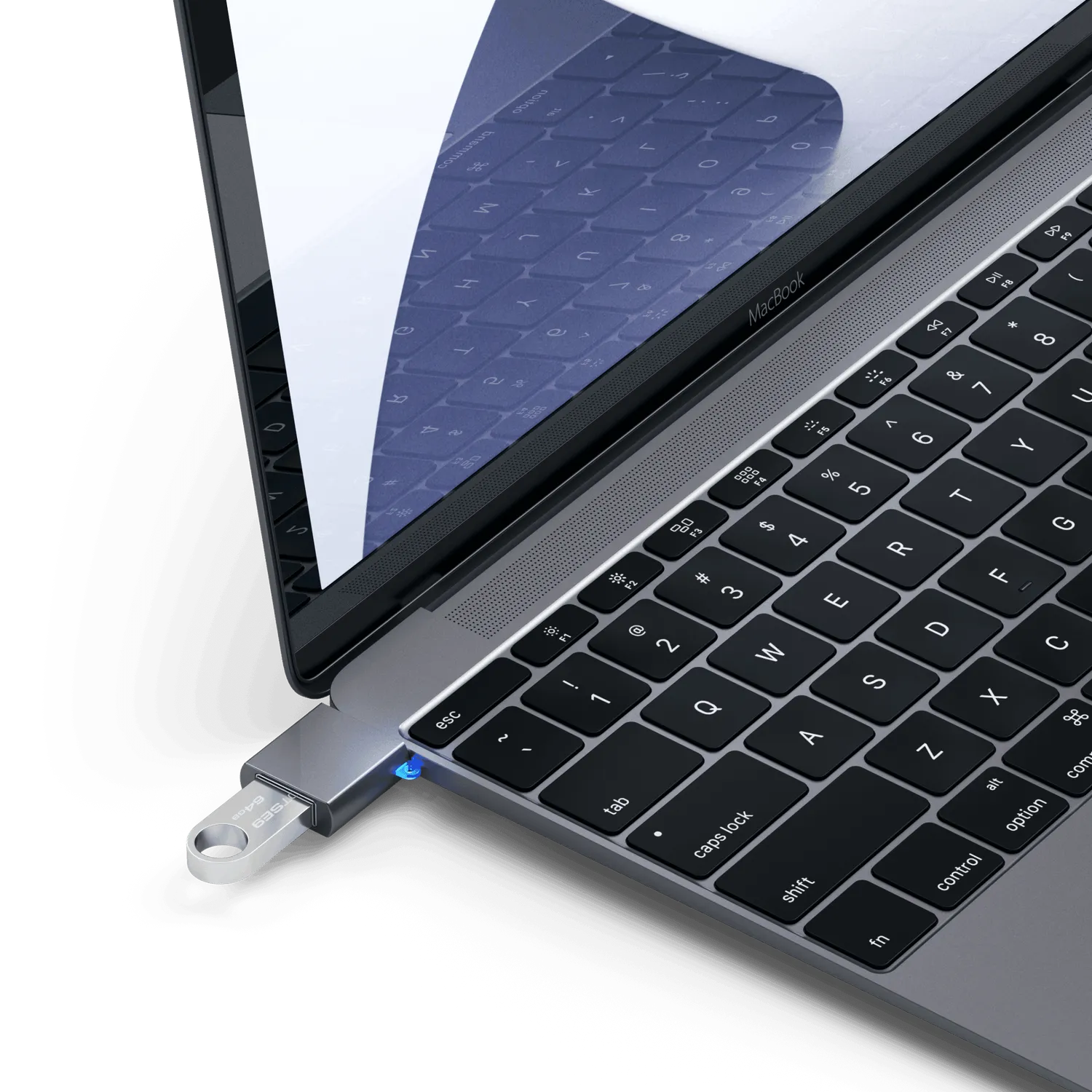 Satechi Aluminum USB-C la USB-A 3.0 adaptor auriu aluminiu