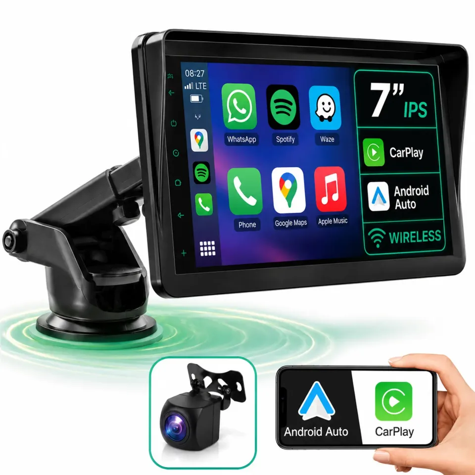 Timebox Navigație auto 7 inch HD CarPlay Android Auto