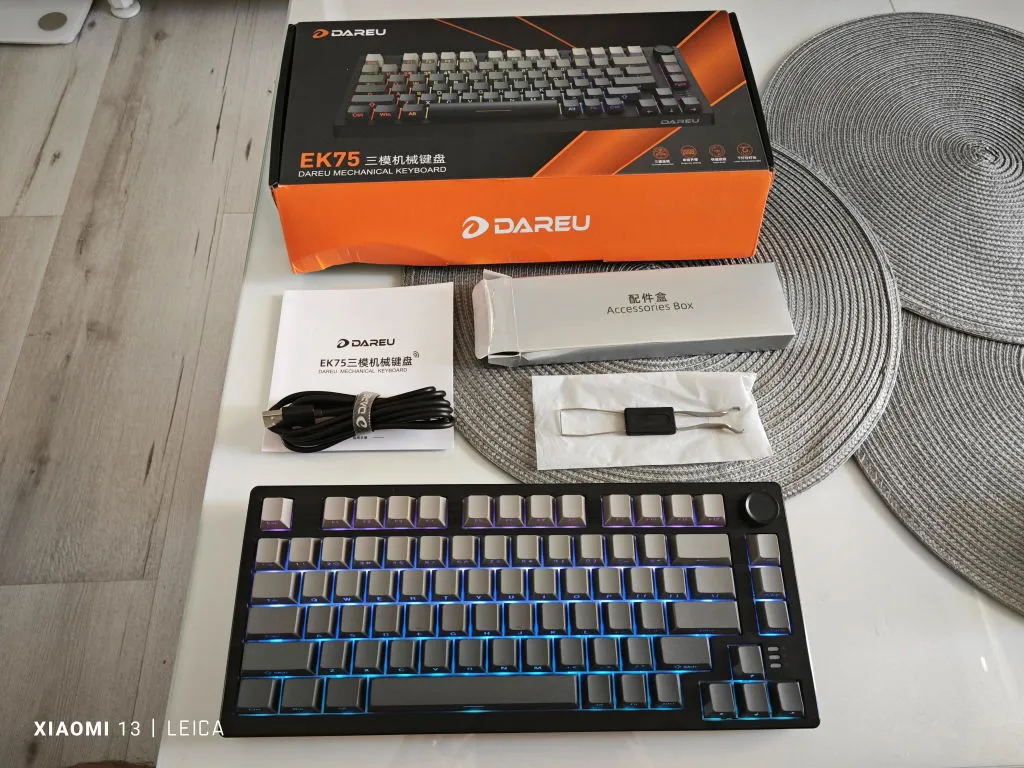 Dareu EK75 Pro tastatura mecanica hotswap RGB