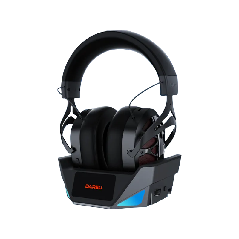 Dareu A5 Max casti gaming wireless negru cu dock 53mm
