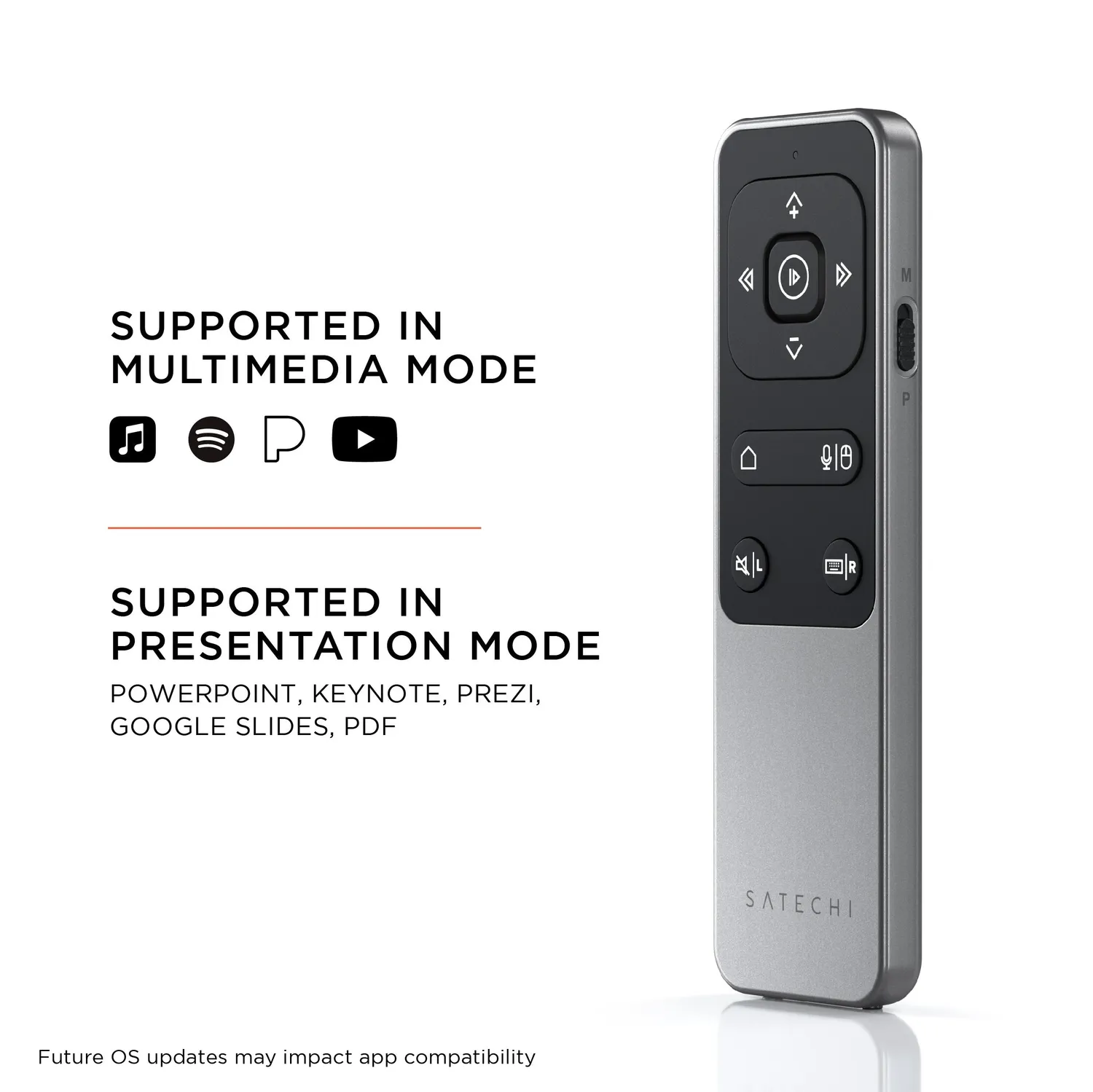 Satechi R2 telecomanda multimedia Bluetooth prezentari