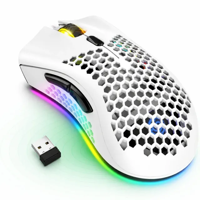 Timebox mouse gaming wireless alb 95g RGB FastCharge
