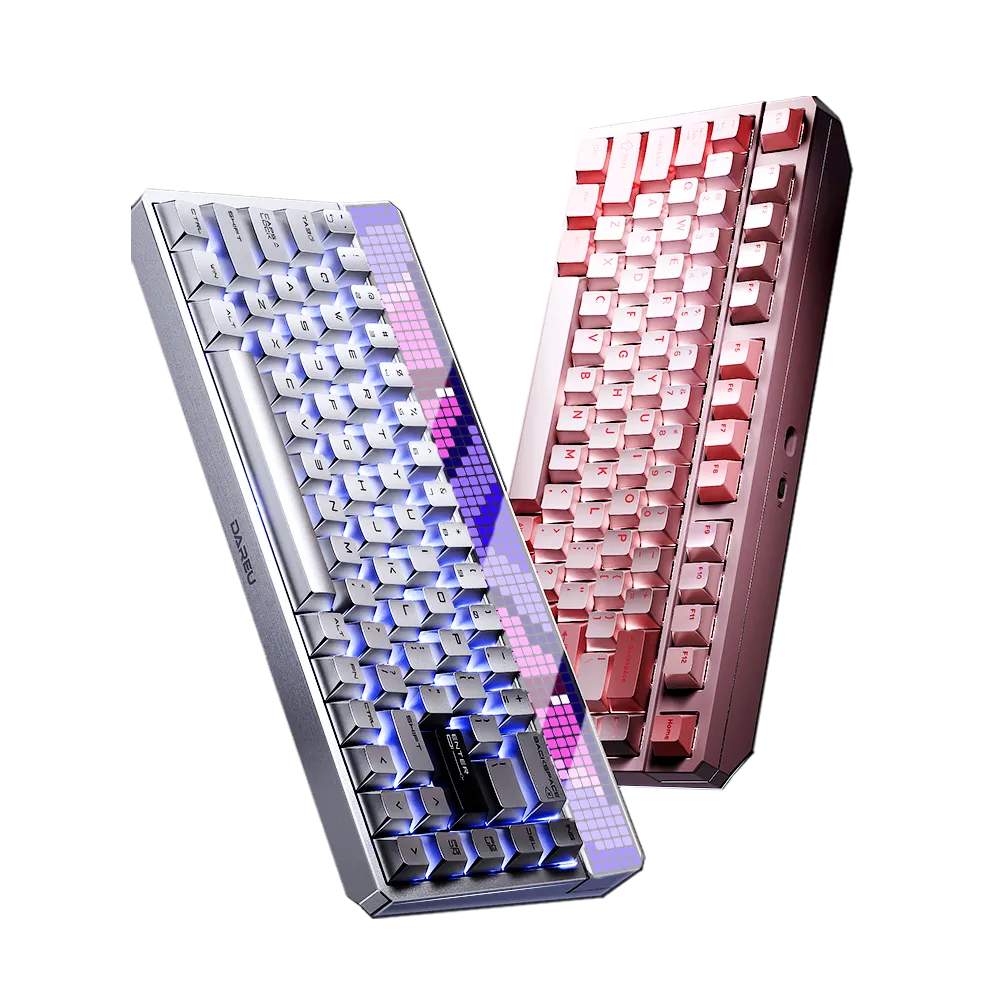 Dareu Ultra 68 tastatura gaming argintie magnetica