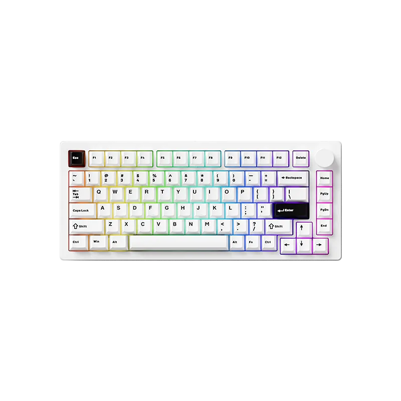 MonsGeek M1 V5 Black-on-White tastatura mecanica RGB