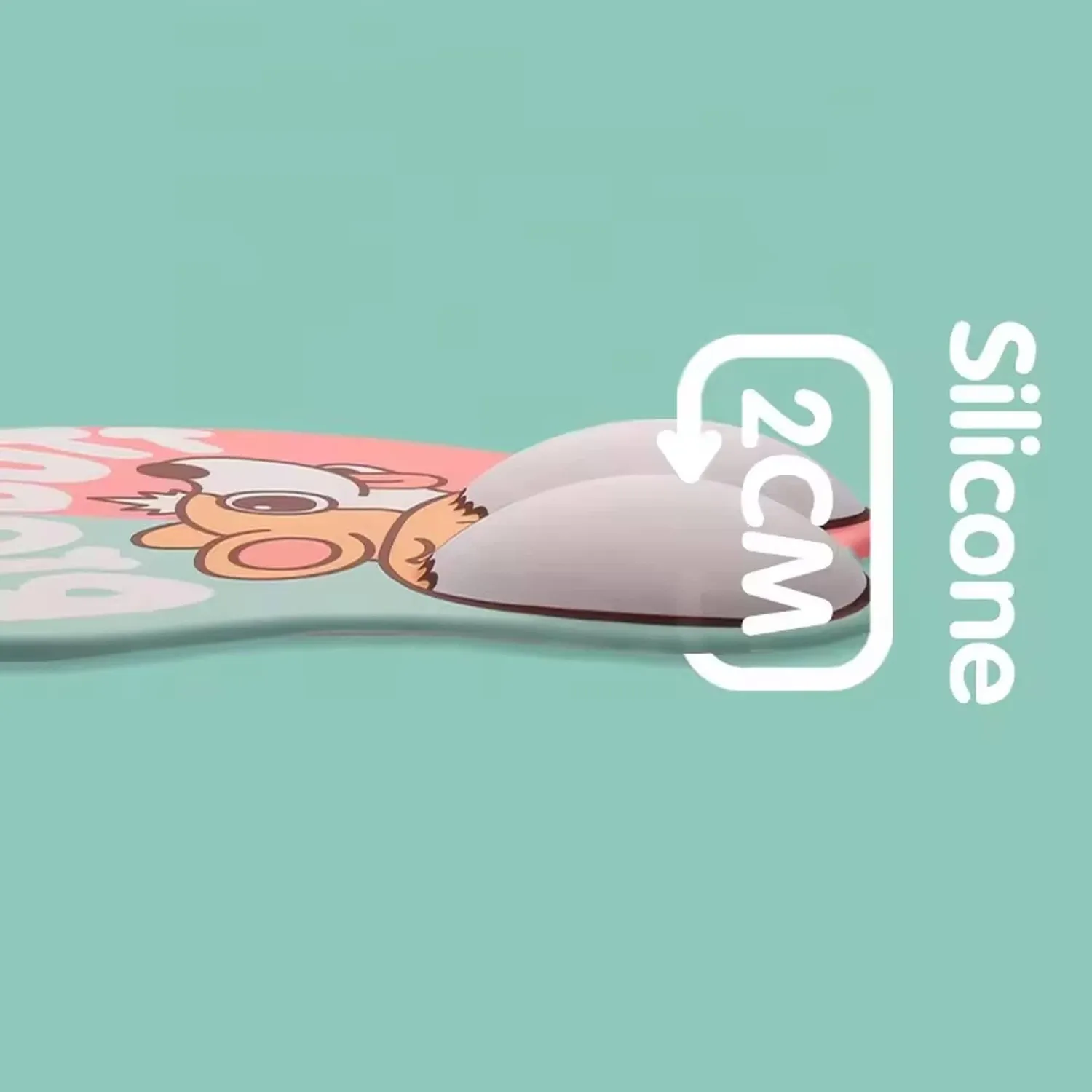 Timebox mousepad ergonomic Corgi cu suport incheietura