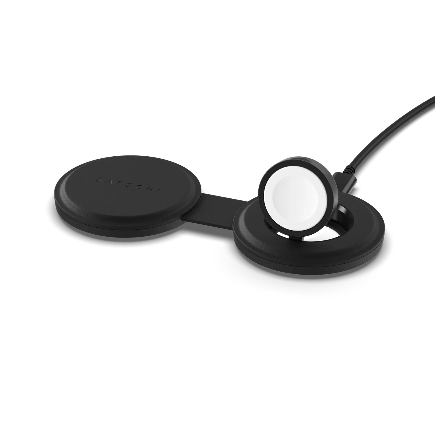 Satechi OntheGo 2-in-1 Charger incarcator wireless negru Qi2