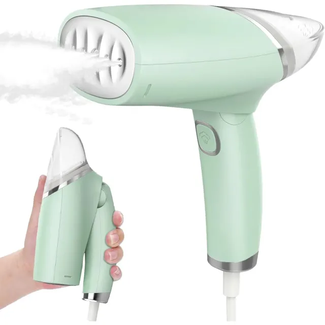 Timebox Steamer Haine Portabil 1000W Verde Pliabil