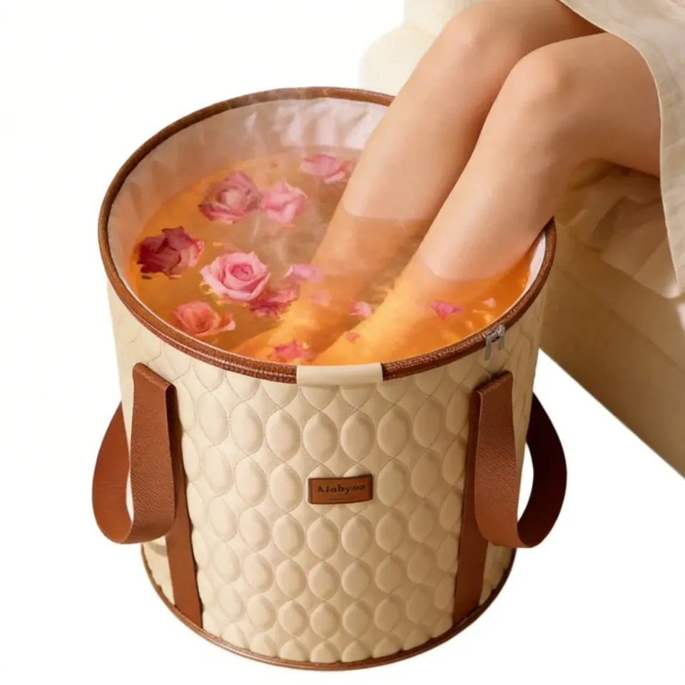Timebox SPA cada pliabila picioare bej inalta