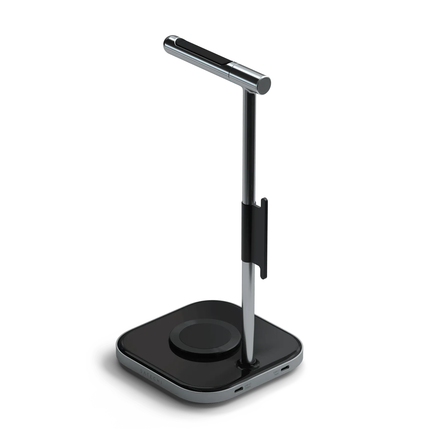 Satechi 2-in-1 stand casti cu incarcator wireless