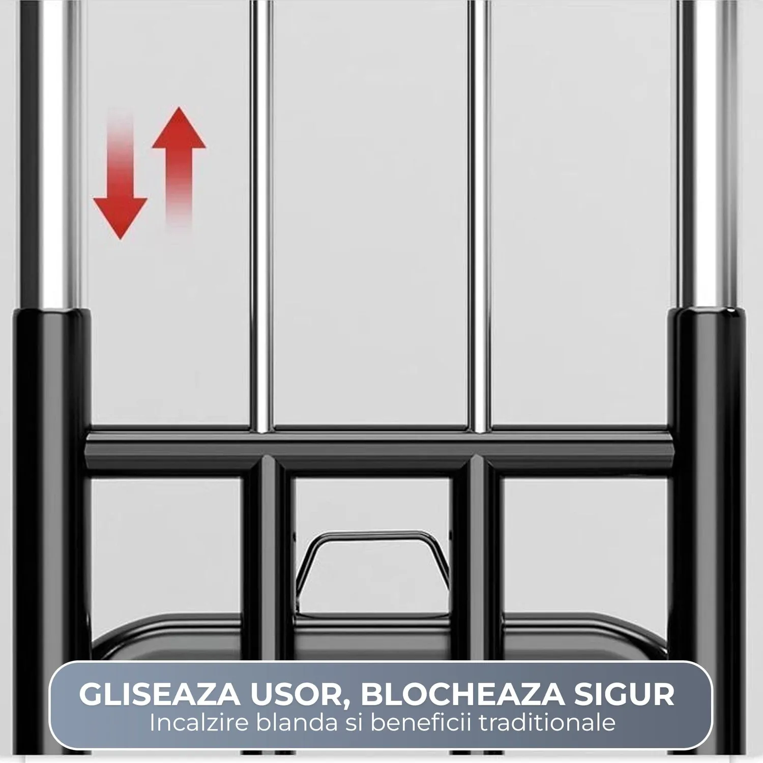 Timebox carucior pliabil scari 100kg fier 29x34cm