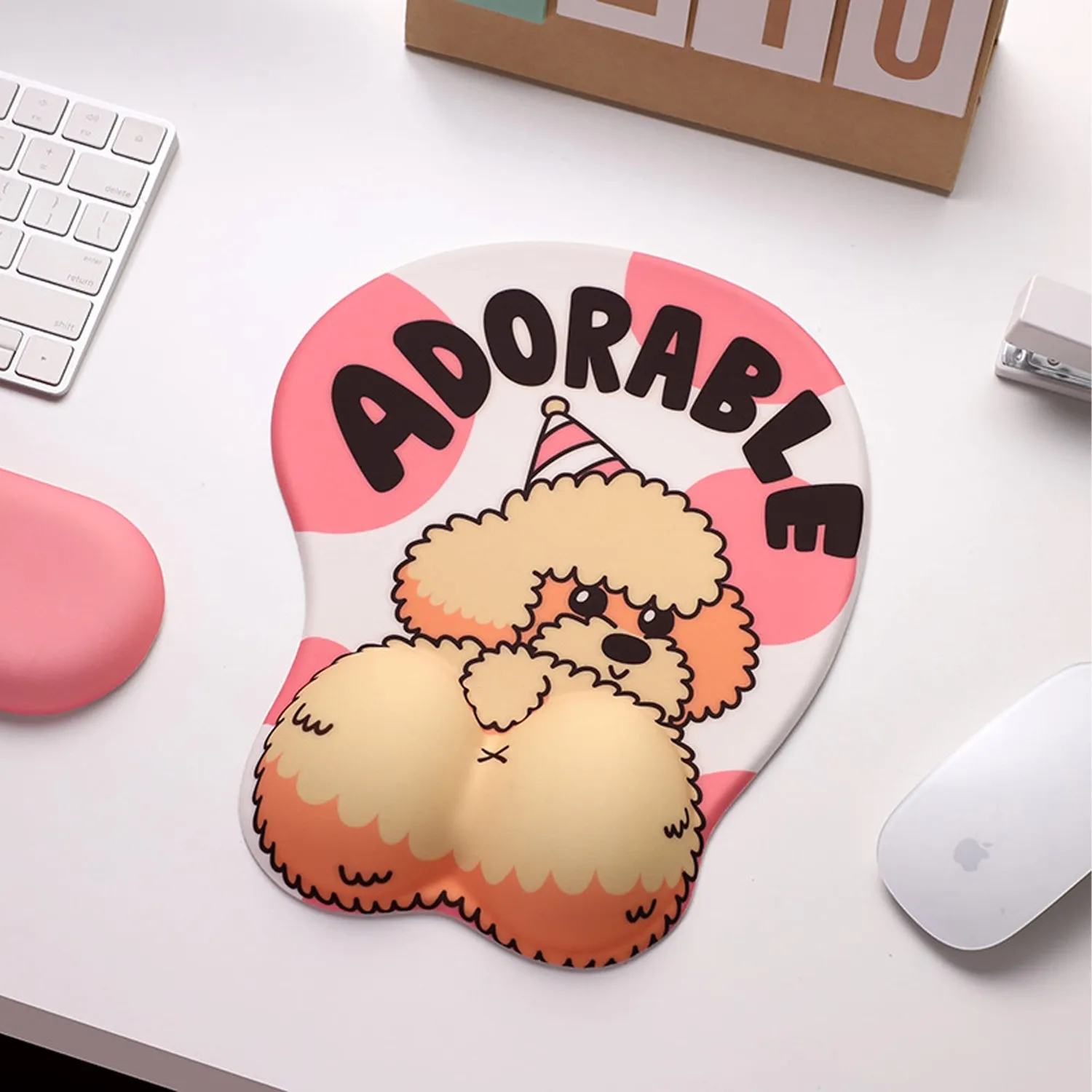 Timebox Mousepad Ergonomic Puppy Wrist Rest