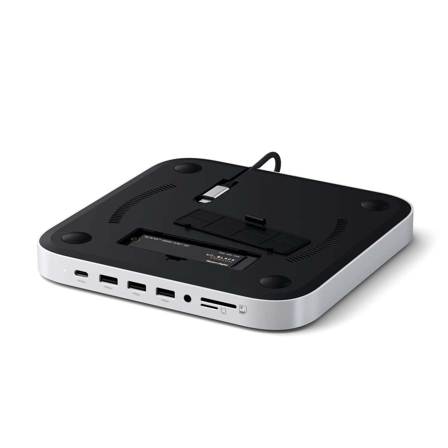 Satechi Stand Hub Mac Studio NVMe suport SSD