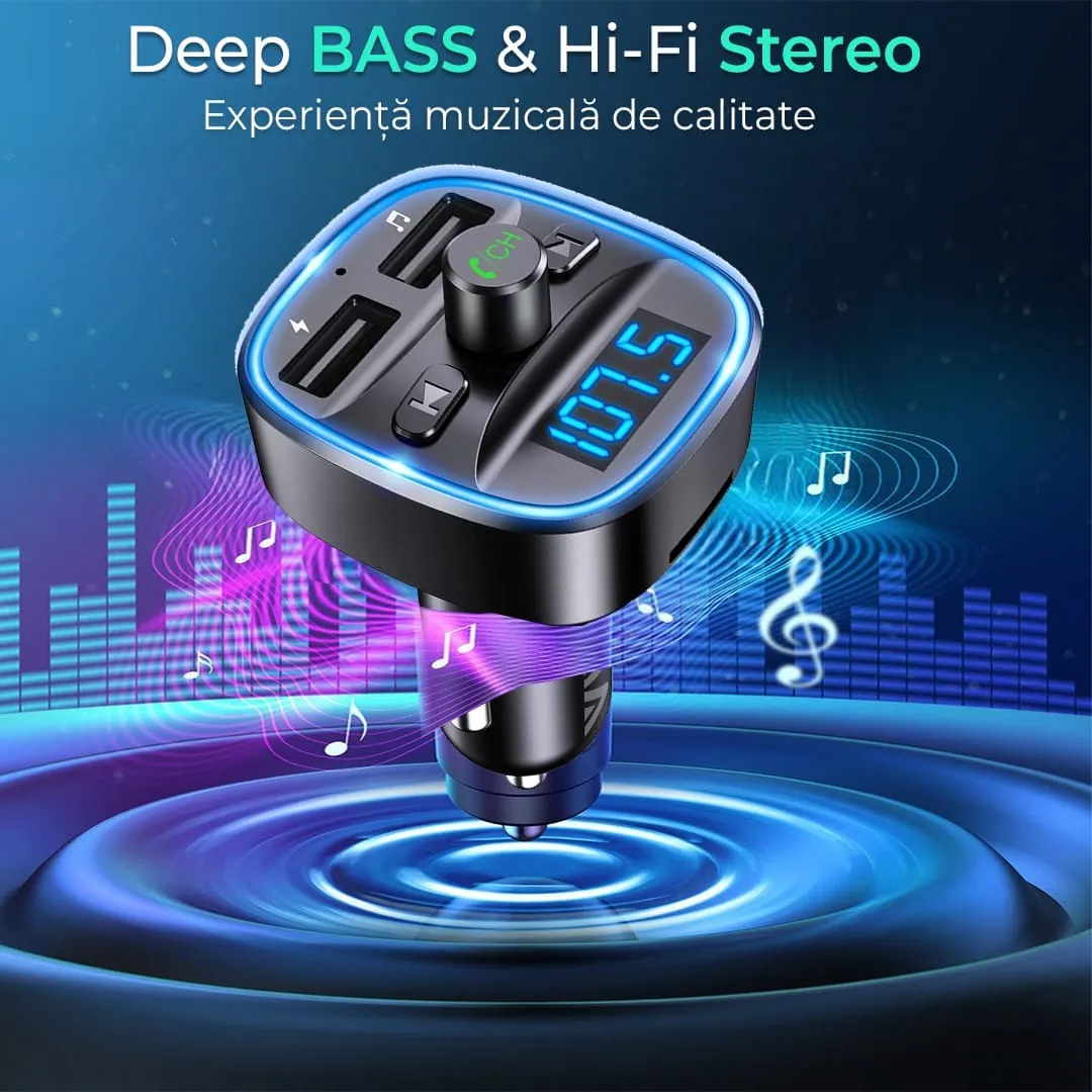 Timebox modulator FM bluetooth 5.0 auto