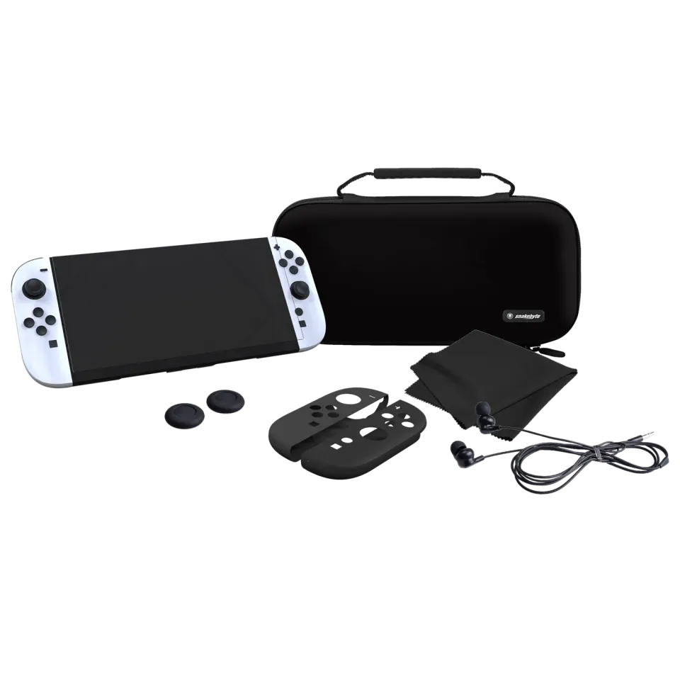 snakebyte Starter Kit S2 set accesorii Switch 2 negru antifurt