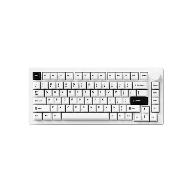 MonsGeek M1 V5 Black-on-White tastatura mecanica RGB