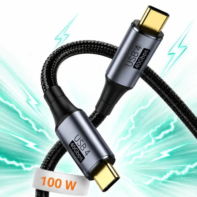 Timebox Cablu Type-C la Type-C 100W 1,2m USB4 10Gbps 4K