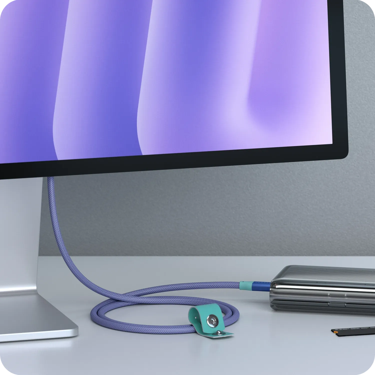 Satechi USB-C to USB-C Data and Charge cablu mov 240W 20Gbps