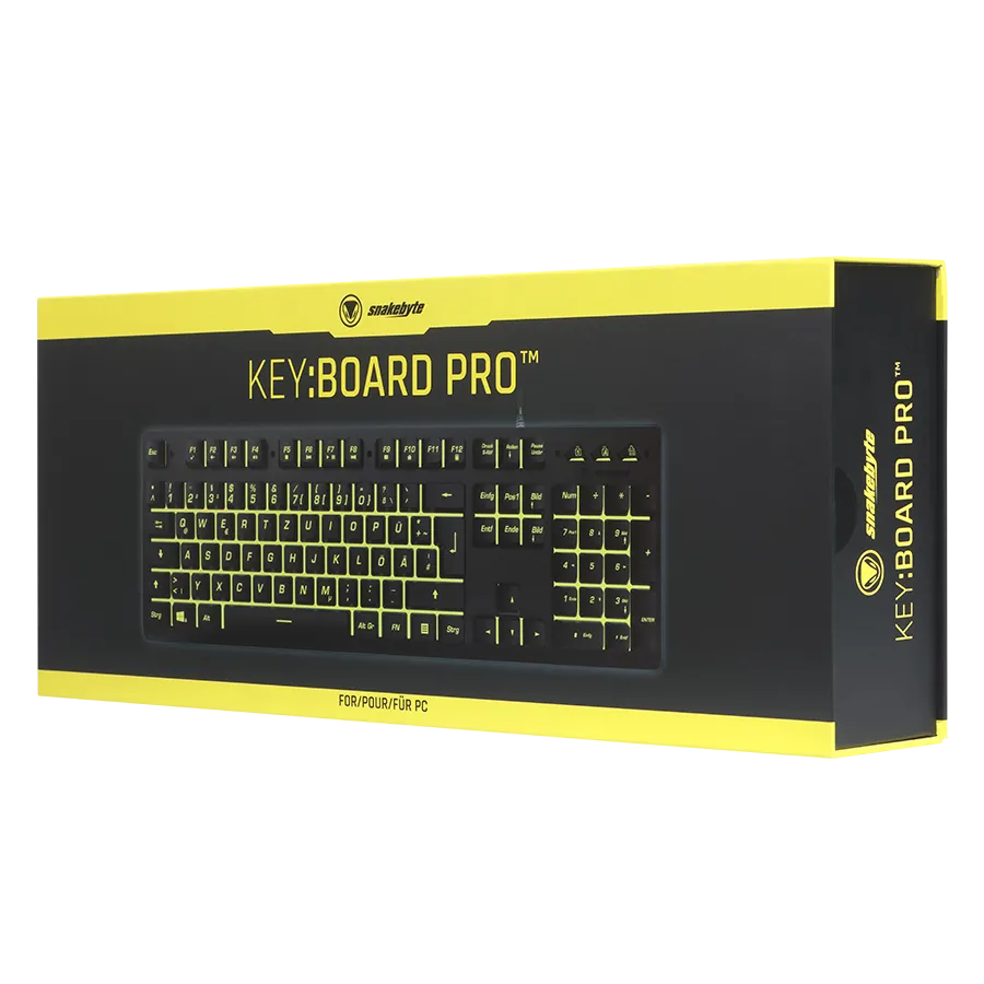 snakebyte Key:Board Pro tastatura gaming iluminata
