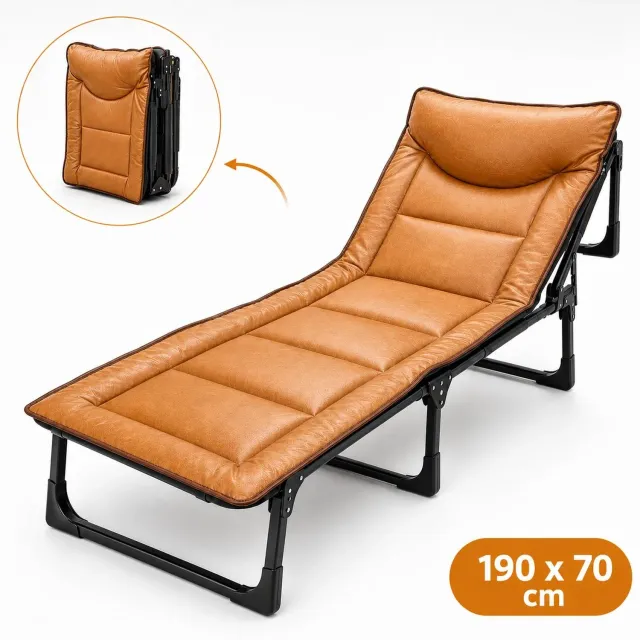 Timebox Pat Pliabil 190x70cm Tech Fabric Portocaliu