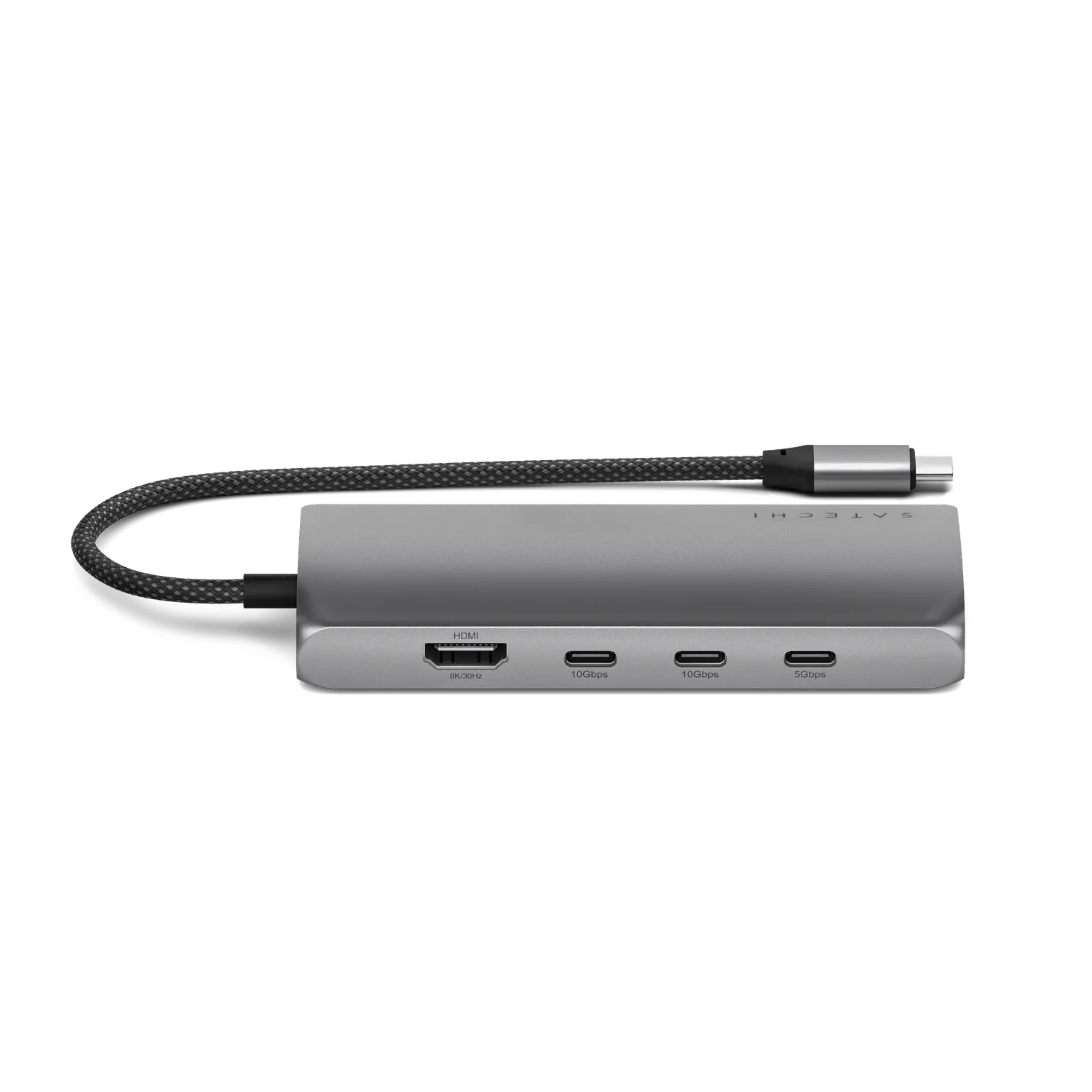 Satechi USB-C Multiport Adapter 8K V3 adaptor Space Gray
